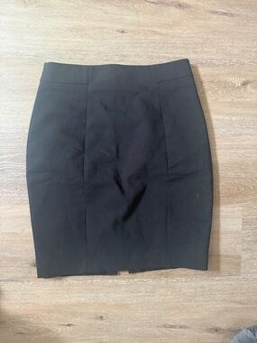 H&M Black Tailored Pencil Skirt